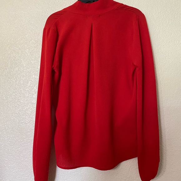 Fashinova Red Long Sleeve Blouse - Picture 3 of 3